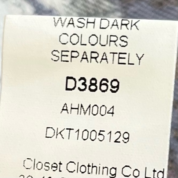 Closet London Cream Purple and Pink Floral Full Skirted Dress 4 - Picture 10 of 11